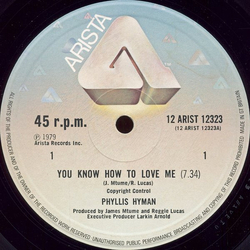 Phyllis Hyman You Know How To Love Me Vinyl 12" USED