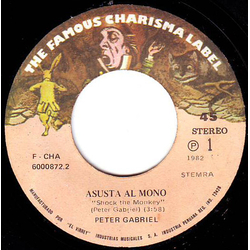 Peter Gabriel Asusta Al Mono = Shock The Monkey Vinyl 7" USED