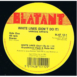 Grandmaster Flash & Melle Mel White Lines (Don't Do It) Vinyl 12" USED