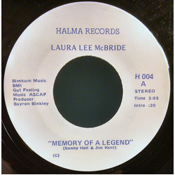 Laura Lee (8) Memory Of A Legend Vinyl 7" USED