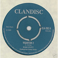 King Stitt / Clancy Eccles Vigarton 2 / Mount Zion Vinyl 7" USED