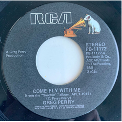 Greg Perry Come Fly With Me Vinyl 7" USED