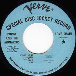 Porgy & The Monarchs Love Chain / Magic Music Makers Vinyl 7" USED