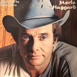 Merle Haggard Back To The Barrooms Vinyl LP USED
