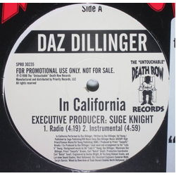 Daz Dillinger In California Vinyl 12" USED