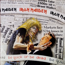 Iron Maiden Be Quick Or Be Dead Vinyl 7" USED