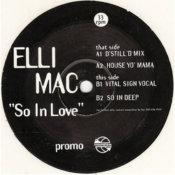 Elli Mac So In Love Vinyl 12" USED