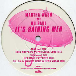 Martha Wash / RuPaul It's Raining Men Vinyl 12" USED