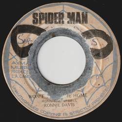 Ronnie Davis Won't You Come Home Vinyl 7" USED