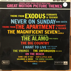 Various Original Sound Tracks And Hit Music From Great Motion Picture Themes Vinyl LP USED