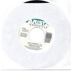 Brooks & Dunn The Long Goodbye / Only In America Vinyl 7" USED