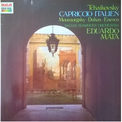 Pyotr Ilyich Tchaikovsky / Modest Mussorgsky / Paul Dukas / George Enescu / Dallas Symphony Orchestra / Eduardo Mata Capriccio Italien Vinyl LP USED