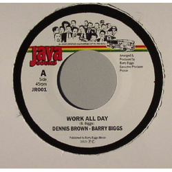 Dennis Brown / Barry Biggs / Mikey Chung Work All Day Vinyl 7" USED