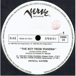 Crystal Waters The Boy From Ipanema Vinyl 12" USED