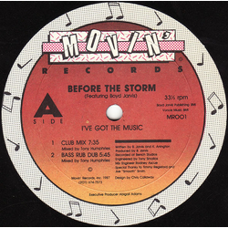 Before The Storm / Boyd Jarvis I've Got The Music Vinyl 12" USED