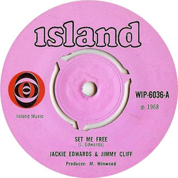 Jackie Edwards / Jimmy Cliff Set Me Free Vinyl 7" USED