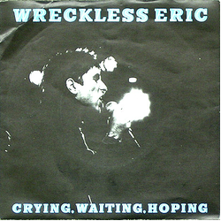 Wreckless Eric Crying, Waiting, Hoping Vinyl 7" USED