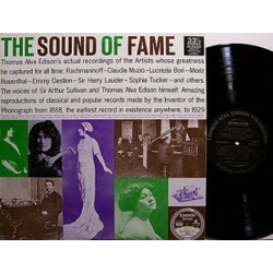 Thomas Alva Edison The Sound Of Fame - Original Edison Recordings Vinyl LP USED