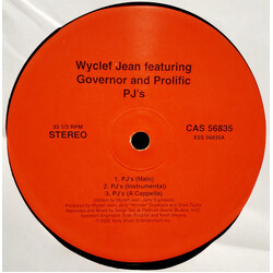 Wyclef Jean / Governor / Prolific (2) PJ's USED VINYL 12INCH SINGLE 33 S RPM
