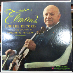 Mischa Elman Elman Jubilee Record Vinyl LP USED