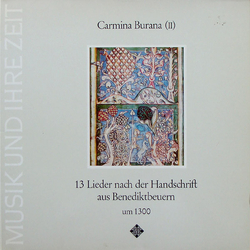 Early Music Quartet Carmina Burana (II) - 13 Songs From The Benediktbeuern Manuscript circa 1300 Vinyl LP USED