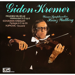 Gidon Kremer / Niccolò Paganini / August Wilhelmj / Robert Schumann / Fritz Kreisler / Ladislav Kupkovic / Wiener Symphoniker / Heinz Wallberg Violink