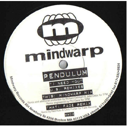Pendulum I Need You (U.S. Mixes) Vinyl 12" USED
