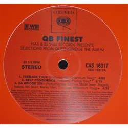 QB Finest Nas And Ill Will Presents Selections From Queenbridge The Album Vinyl 12" USED