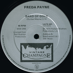 Freda Payne Band Of Gold Vinyl 12" USED