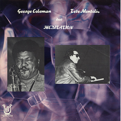 George Coleman - Tete Montoliu Duo Meditation Vinyl LP USED