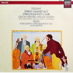 Franz Schubert / Joseph Haydn / Gidon Kremer / Mischa Maisky String Quintet In C / String Quartet in B-Flat Vinyl LP USED