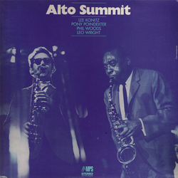 Lee Konitz / Pony Poindexter / Phil Woods / Leo Wright Alto Summit Vinyl LP USED