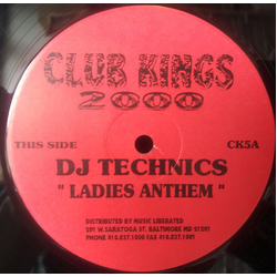 DJ Technics Ladies Anthem / I'm Gonna Doya Vinyl 12" USED