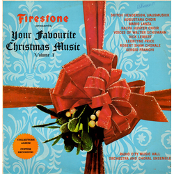 Radio City Music Hall Orchestra / Radio City Music Hall Choral Ensemble Firestone Presents Your Favourite Christmas Music Volume 1 Vinyl LP USED