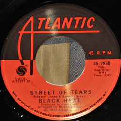Black Heat Street Of Tears / Chip's Funk Vinyl 7" USED