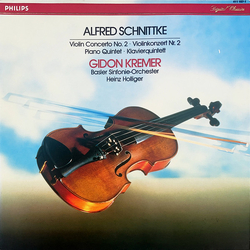Alfred Schnittke / Gidon Kremer / Basler Sinfonie-Orchester / Heinz Holliger Violin Concerto No.2 = Violinkonzert Nr. 2 / Piano Quintet = Klavierquint
