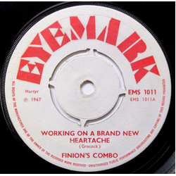 Finion's Combo Working On A Brand New Heartache Vinyl 7" USED