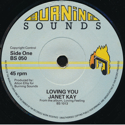 Janet Kay Loving You Vinyl 7" USED