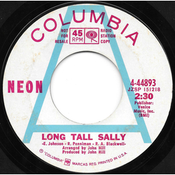 Neon (35) Long Tall Sally / Back To Brooklyn Vinyl 7" USED
