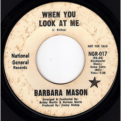 Barbara Mason When You Look At Me Vinyl 7" USED