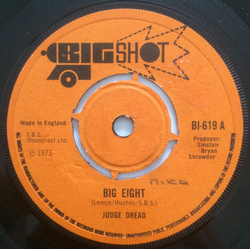 Judge Dread Big Eight Vinyl 7" USED