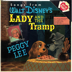 Peggy Lee Songs From Walt Disney's Lady And The Tramp Vinyl LP USED