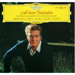 Johannes Brahms / Hermann Prey / Karl Engel All Mein Gedanken (Deutsche Volkslieder Von Johannes Brahms) Vinyl LP USED