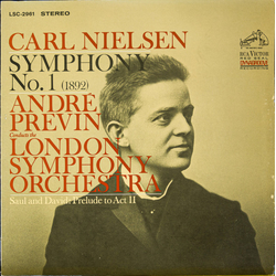 Carl Nielsen / André Previn / London Symphony Orchestra Symphony No. 1 (1892) Vinyl LP USED