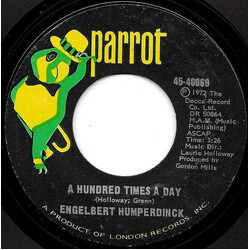 Engelbert Humperdinck A Hundred Times A Day / Too Beautiful To Last USED VINYL 7INCH SINGLE 45 RPM