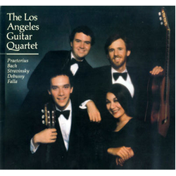Los Angeles Guitar Quartet Praetorius, Bach, Stravinsky, Debussy, Falla Vinyl LP USED