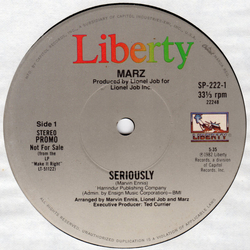 Marz (2) Seriously Vinyl 12" USED