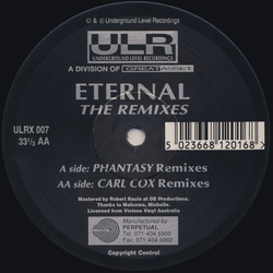 Eternal Eternal The Remixes Vinyl 12" USED