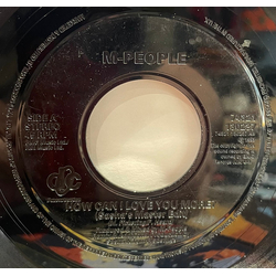 M People How Can I Love You More Mixes USED VINYL 7INCH 45 RPM JUKEBOX