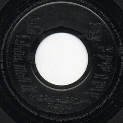 Eternal (2) Save Our Love USED VINYL 7INCH 45 RPM JUKEBOX